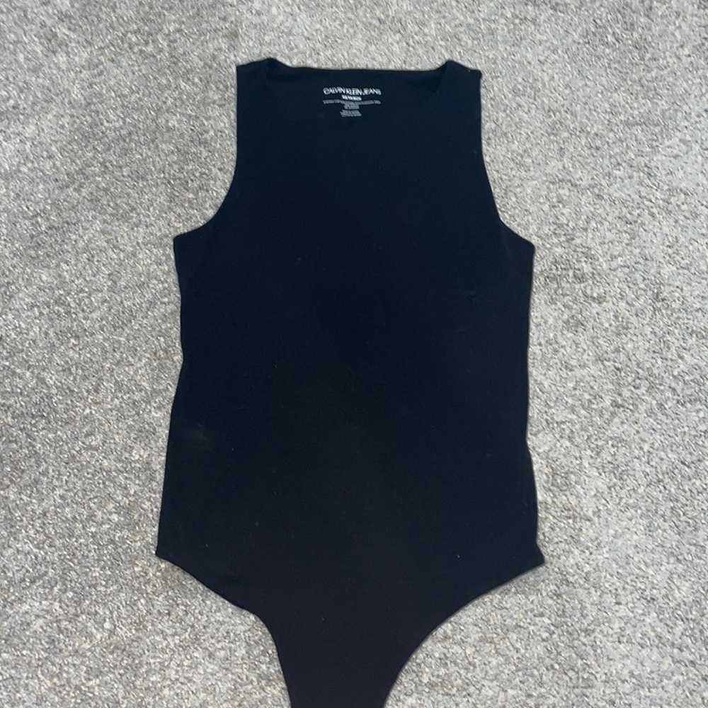Worn once Calvin Klein black body suit